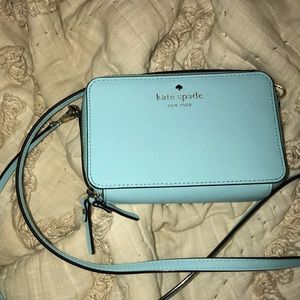 Never used turquoise rectangle Kate Spade purse!